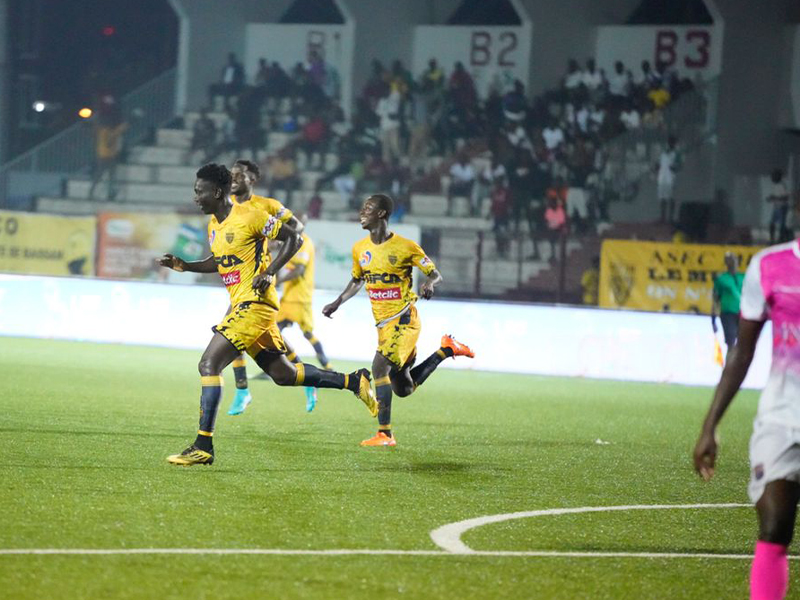 6e journée en retard de ligue 1 : asec mimosas 2 – 1 rca