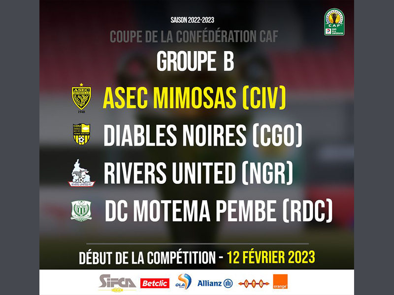 coupe de la confederation caf - groupe b
