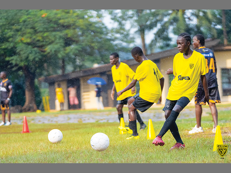 entraînement de l'équipe féminine de football